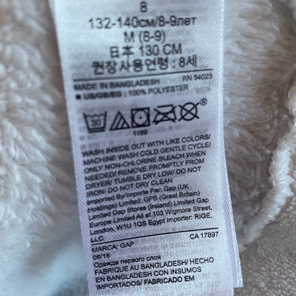 Gap Kids Fuzzy Bath Robe - Picture 7 of 7